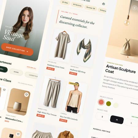 Boutique Landing Page Design